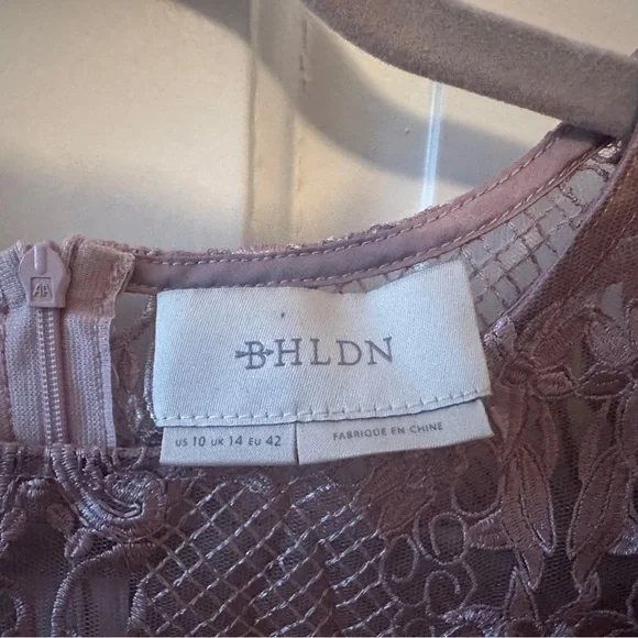 BHLDN Vivica Lace Midi Dress in Lavender - Picture 5 of 8
